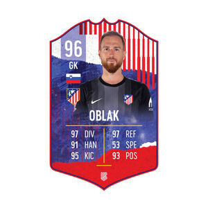 Oblak Collectible Card 25/26